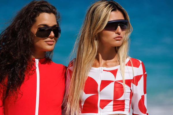 Grande Palombaggia one piece Red UPF 50+