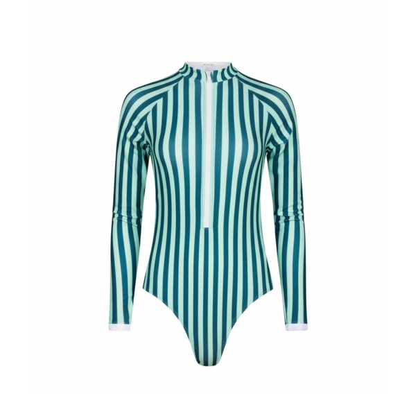 Maillot une pièce Grande Palombaggia à rayures Victoria, indice de protection solaire 50+