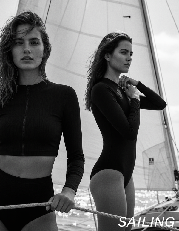 Grande Palombaggia one piece Black UPF 50+