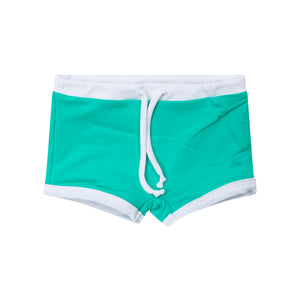 maillot de bain boxer anti-uv turquoise