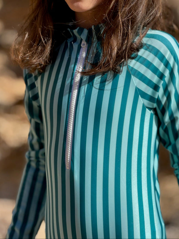 Palombaggia one piece Victoria stripe UPF 50+