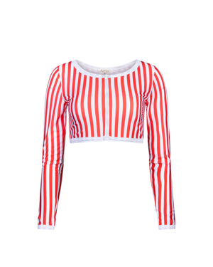 Maillot de bain rayé rouge aquarelle | Vecteur Premium Maillot de bain rayé rouge aquarelle | Vecteur Premium